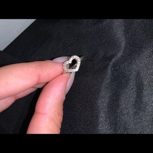 Pandora Cubic Zirconia Open Heart Love Ring